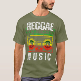 Mens Reggae Music Peace One Love Rasta African T-Shirt