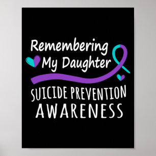 Mens Remembering Daughter Prevention Awareness Poster