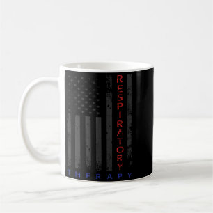 Mens Respiratory Therapy - Patriotic Aamerican Coffee Mug