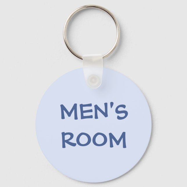 Men's restroom keychain (Front)