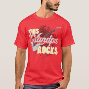Mens Retired Grandpa Guitar Player Guitarist Retir T-Shirt