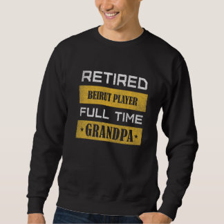 Mens Retired guqin player Full Time Grandpa Premiu Sweatshirt