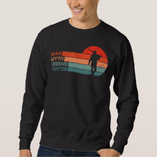 Mens Retired Hunter Saying American Deer Hunting Sweatshirt
