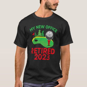Mens Retirement 2023 Golf Golfer Retired Dad Papa  T-Shirt
