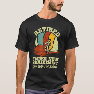 Mens Retirement Quote Fishing Retro Retirement T-Shirt