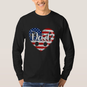 Mens Retro 4th Of July Patriotic Video Game Dad Us T-Shirt