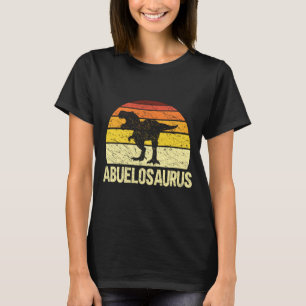 Mens Retro Abuelosaurus Abuelo Spanish Grandfather T-Shirt