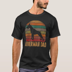 Mens Retro Doberman Dad Dog Owner Pet Pinschers Do T-Shirt
