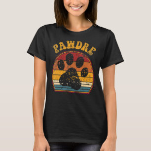 Mens Retro Dog Father Cat Dad Pawdre Pet Paw Daddy T-Shirt