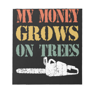 Mens Retro Funny Logger Gift For Men Vintage Notepad