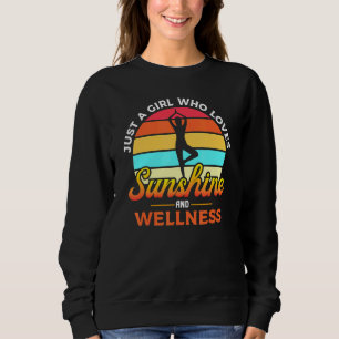 Mens Retro Sonne Just A Girl Who Loves Sunshine An Sweatshirt