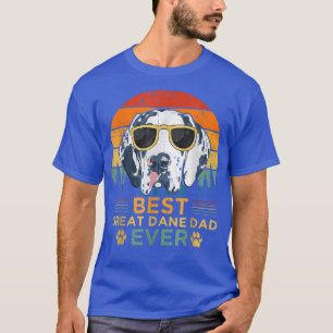 Mens Retro Style Best Great Dane Dad Ever Father's T-Shirt