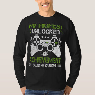 Mens Retro Style Video Game Gamer Grandpa Father' T-Shirt