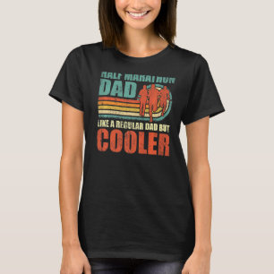 Mens Retro Style Vintage Half Marathon Dad Father' T-Shirt