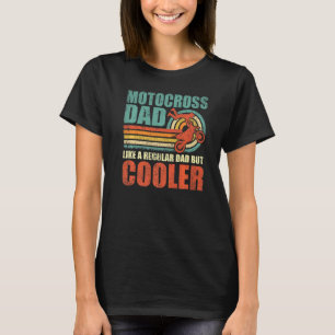 Mens Retro Style Vintage Motocross Dad Father's Da T-Shirt