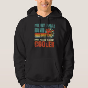 Mens Retro Style Vintage Muay Thai Dad Father's Da Hoodie