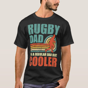 Mens Retro Style Vintage Rugby Dad Father's Day T-Shirt