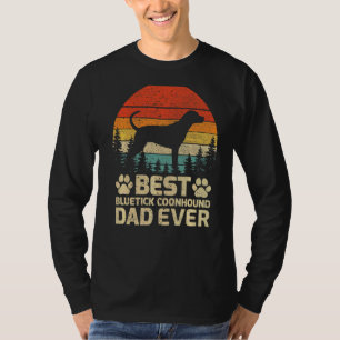 Mens Retro Vintage Best Bluetick Coonhound Dad Eve T-Shirt