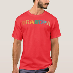 Mens Retro Vintage Coffee Grandpa Funny Grandfathe T-Shirt