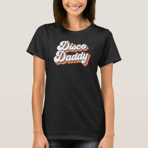 Mens Retro Vintage Disco Daddy 70s Party Costume D T-Shirt