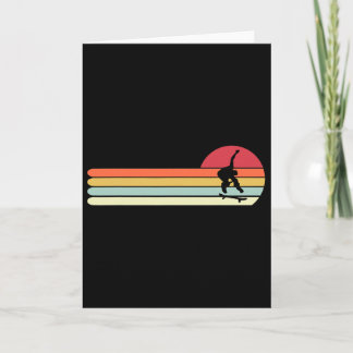 Mens Retro Vintage Style Skateboarding Gift For Da Card