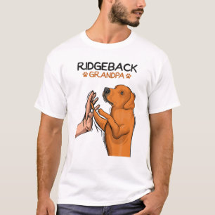 Mens Rhodesian Ridgeback Grandpa Dog Lover Grandpa T-Shirt