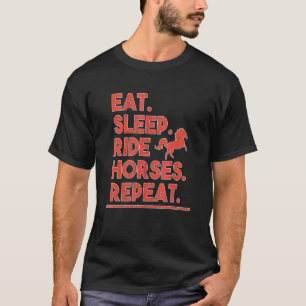 Mens Ride Horses 1 T-Shirt