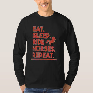 Mens Ride Horses 1 T-Shirt