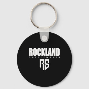Mens Rockland Supplements Gym Fitness Workout Body Key Ring