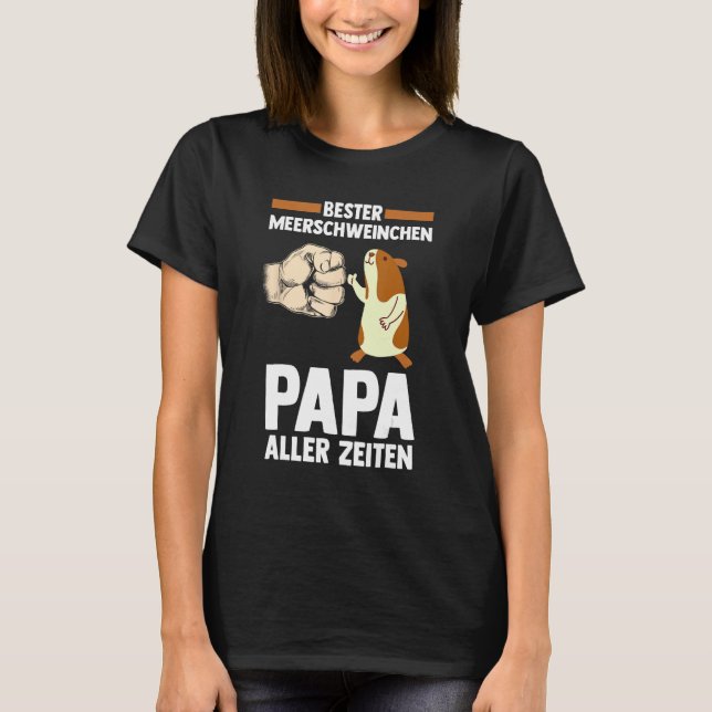 Mens Rodent Guinea Pig Father Dad Guinea Pig T-Shirt (Front)