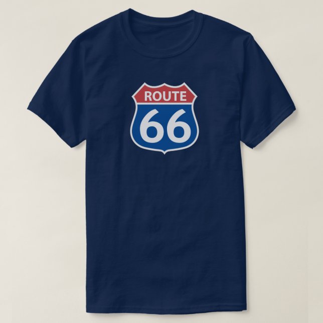Men's Route 66 | Retro | Vintage | Classic T-Shirt (Design Front)