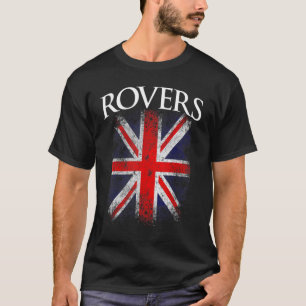 Mens Rovers Vintage Retro British Flag Funny T-Shirt