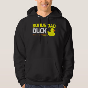 Mens Rubber Duckling Duck Bonus Dad Duck Father' Hoodie
