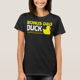 Mens  Rubber Duckling Duck  Bonus Dad Duck Father' T-Shirt