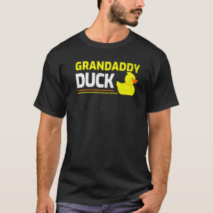 Mens  Rubber Duckling Duck  Grandaddy Duck Father' T-Shirt