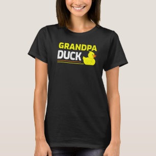 Mens Rubber Duckling Duck Grandpa Duck Father's T-Shirt