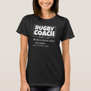 Mens Rugby Coach Definition Coachs Sports T-Shirt