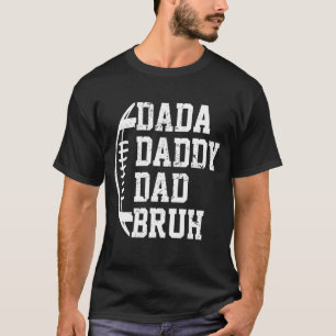 Mens Rugby Father Papa Father's Day Dada Daddy Da T-Shirt
