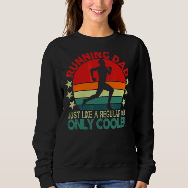 Mens  Running For Men Dad Marathon Runner Coach Ma Sweatshirt (Front)