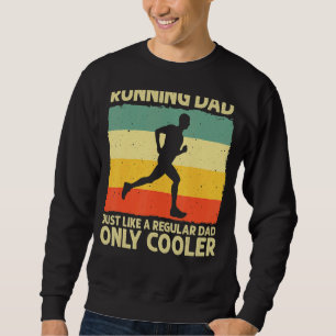 Mens Running For Men Dad Marathon Runner Coach Ma Sweatshirt