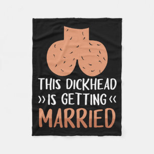 Mens Sack Face Stag Night Funny Embarring Gift Fleece Blanket