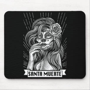 Mens Santa Muerte Female Deity Satanic Mexican Mouse Pad