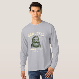 Men's Sardonic "Bad Jokes" Long Sleeve Shirt - Mac