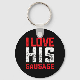 Mens Sausage Taco Matching Couple Costumes Key Ring
