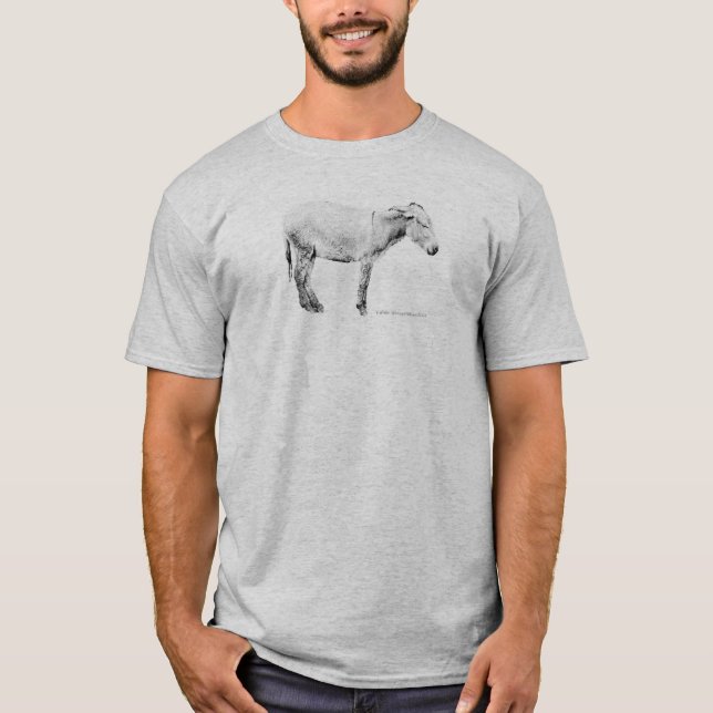 Men's "Scarlett Hates the Rain" Donkey T-shirt (Front)