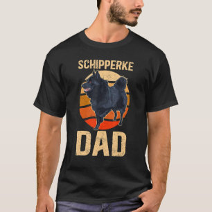 Mens Schipperke Dad Schipperkes Dog Owner Schipper T-Shirt