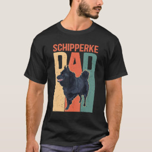 Mens Schipperke Dad Schipperkes Dog Owner Schipper T-Shirt