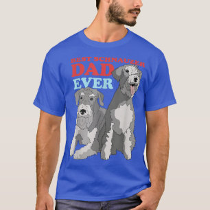 Mens Schnauzer Dad Dog Owner Schnauzer T-Shirt
