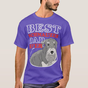 Mens Schnauzer Dad Dog Owner Schnauzer T-Shirt