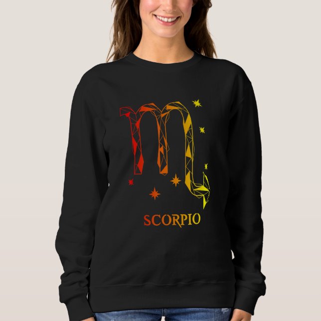 Mens Scorpio Zodiac 1 Sweatshirt (Front)